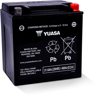 Yuasa - YUAM7230L-PW - High Performance Maintenence Free Battery - YIX30L-PW