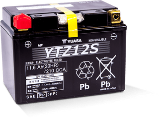 Yuasa - YUAM7212A - Factory Activated Maintenance Free Battery - YTZ12S