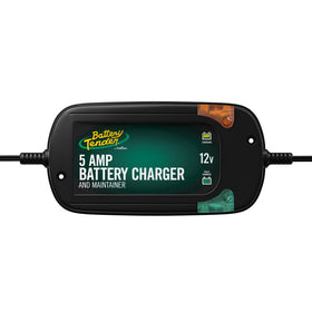 Battery Tender - 022-0186G-DL-WH - High Efficiency Power Tender Plus Charger - 5 amp