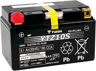Yuasa - YUAM7210A - Factory Activated Maintenance Free Battery - YTZ10S