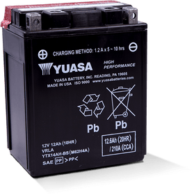 Yuasa - YUAM62H4A - High Performance Maintenance Free Battery - YTX14AH-BS