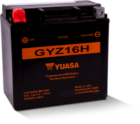 Yuasa - YUAM716GH - High Performance Maintenance Free Battery - GYZ16H