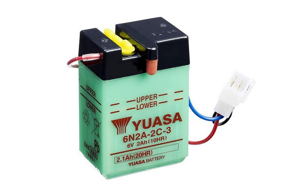 Yuasa - YUAM262C3 - Conventional 6V Battery - 6N2A-2C-3
