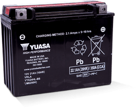 Yuasa - YUAM7250H - High Performance Maintenance Free Battery - YTX24HL