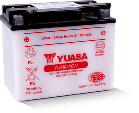 Yuasa - YUAM221B2 - Yumicron Battery - YB12B-B2