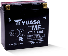 Yuasa - YUAM624B4 - Maintenance Free Battery - YT14B-BS