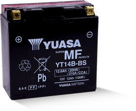 Yuasa - YUAM624B4 - Maintenance Free Battery - YT14B-BS