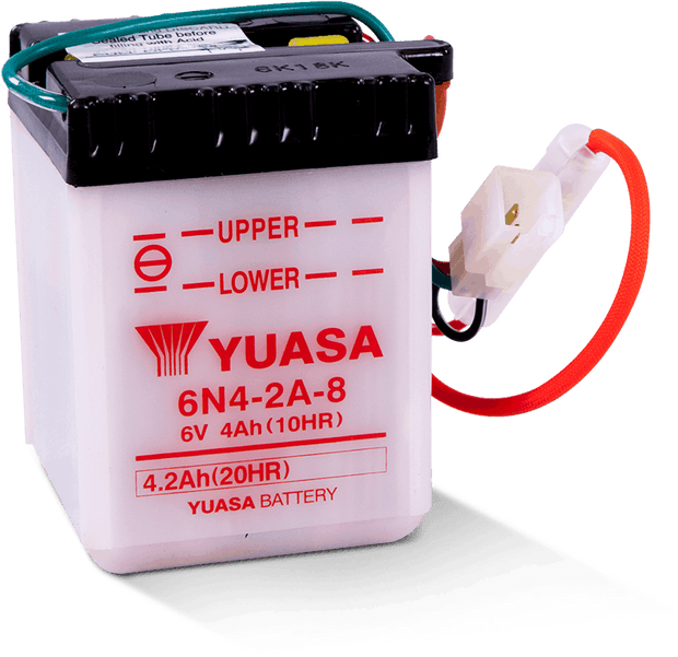 Yuasa - YUAM2648A - Conventional 6V Battery - 6N4-2A-8