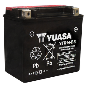 Yuasa - YUAM7RH4S - Factory Activated Maintenance Free 12V Battery - YTX14