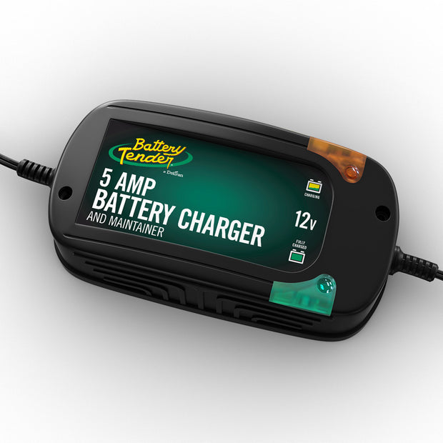 Battery Tender - 022-0186G-DL-WH - High Efficiency Power Tender Plus Charger - 5 amp