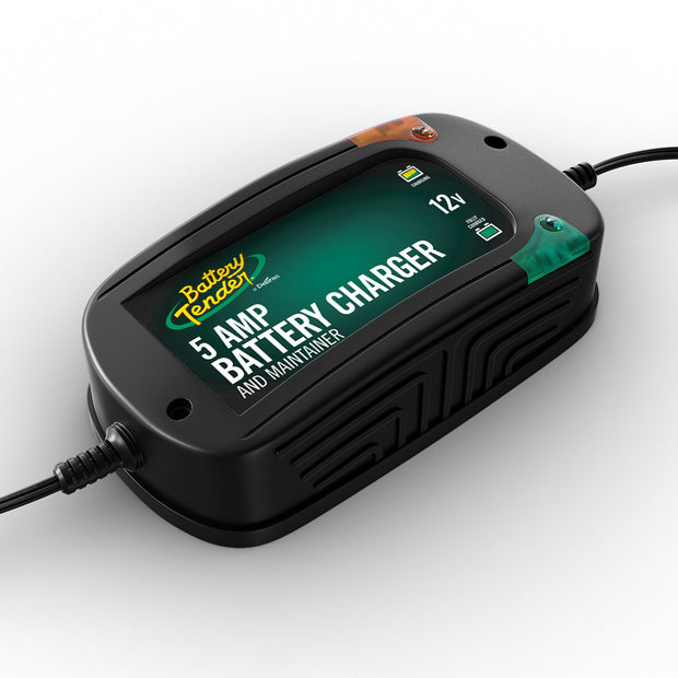 Battery Tender - 022-0186G-DL-WH - High Efficiency Power Tender Plus Charger - 5 amp