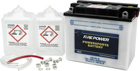 Fire Power - CB16L-B - Conventional 12V Heavy Duty Battery With Acid Pack