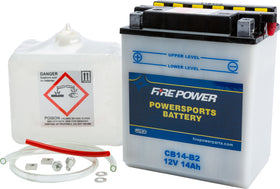 Fire Power - CB14-B2 - Conventional 12V Heavy Duty Battery With Acid Pack