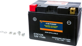 Fire Power - CTZ12S - Factory Activated Maintenance Free Sealed Battery