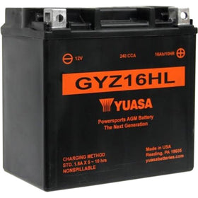 Yuasa - YUAM716GHL - GYZ High Performance Maintenance Free Battery - GYZ16HL