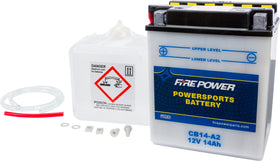 Fire Power - CB14-A2 - Conventional 12V Heavy Duty Battery With Acid Pack