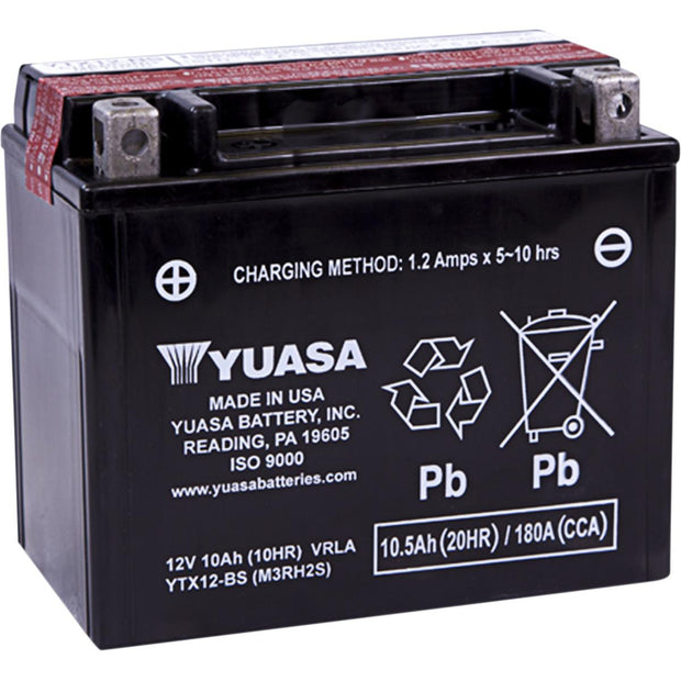 Yuasa - YUAM3RH2S - Maintenance Free Battery - YTX12-BS