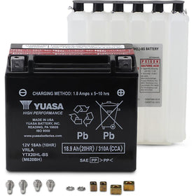 Yuasa - YUAM620BH - High Performance Maintenance Free Battery - YTX20HL-BS