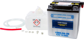 Fire Power - 12N5.5A-3B - Conventional 12V Standard Battery with Acid Pack