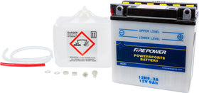 Fire Power - 12N9-3A - Conventional 12V Standard Battery with Acid Pack