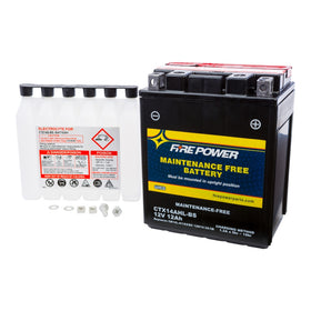 Fire Power - CTX14AHL-BS - Sealed AGM Battery