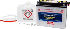 Fire Power - CB7B-B - Conventional 12V Heavy Duty Battery With Acid Pack