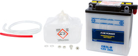 Fire Power - CB3L-B - Conventional 12V Heavy Duty Battery With Acid Pack