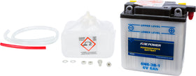 Fire Power - 6N6-3B-1 - Conventional 6V Standard Battery with Acid Pack