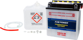 Fire Power - 12N10-3B - Conventional 12V Standard Battery with Acid Pack