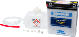 Fire Power - CB3L-A - Conventional 12V Heavy Duty Battery With Acid Pack