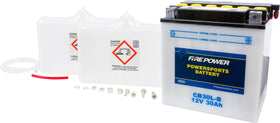 Fire Power - CB30L-B - Conventional 12V Heavy Duty Battery With Acid Pack