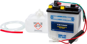 Fire Power - 6N6-1B - Conventional 6V Standard Battery with Acid Pack