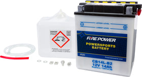 Fire Power - CB14L-B2 - Conventional 12V Heavy Duty Battery With Acid Pack