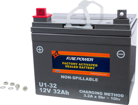 Fire Power - U1-32 - Maintenance Free Sealed Battery