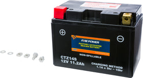 Fire Power - CTZ14S - Factory Activated Maintenance Free Sealed Battery
