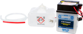Fire Power - 6N4C-1B - Conventional 6V Standard Battery with Acid Pack