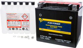Fire Power - CTX14L-BS - Maintenence Free Sealed Battery