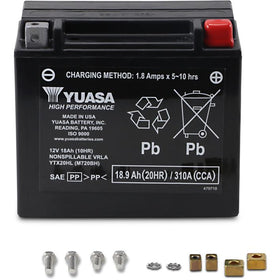Yuasa - YUAM720BH - Factory Activated Maintenance Free Battery - YTX20HL