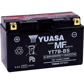 Yuasa - YUAM62T7B - Maintenance Free Battery - YT7B-BS